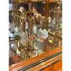 Used CITIZEN Citizen Table Clock Quartz Rotating Ornament Gold Retro