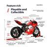 For Ducati V4s Ignite Start Smoke Effect 1:6 Panigale Alloy Motorcycle Simulation Model Large Decorative Item