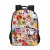 Wings of Fire 3Pcs Set Round Front Carrier Rucksack Pencil Bag Ice Bag Animated Patterned Primary School Boys Plus Girls Trendy Style