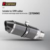 Carbon Fiber Hexagonal Exhaust Muffler Universal 51MM for CBR650 Sai 600 321R