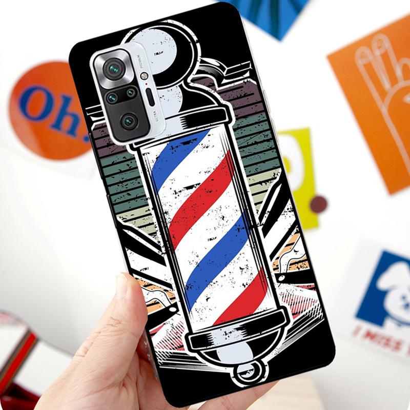 Coque Étui Coiffeur pour Xiaomi Redmi Note 12 Pro 11 8 9 10 Pro 9S 10S 11S 12S Redmi 12C 10C 9C 10A