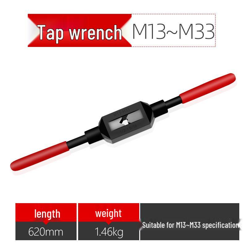 Verstellbarer T-Griff-Gewindebohrer & Aufbohrwerkzeug aus Vollstahl