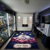 1PC Custom Name "Nighttime Dreamscape" Theme Floor Mat Ideal for Living Room, Game Rooms, Office, Bedroom,Floor Mat Playful Design