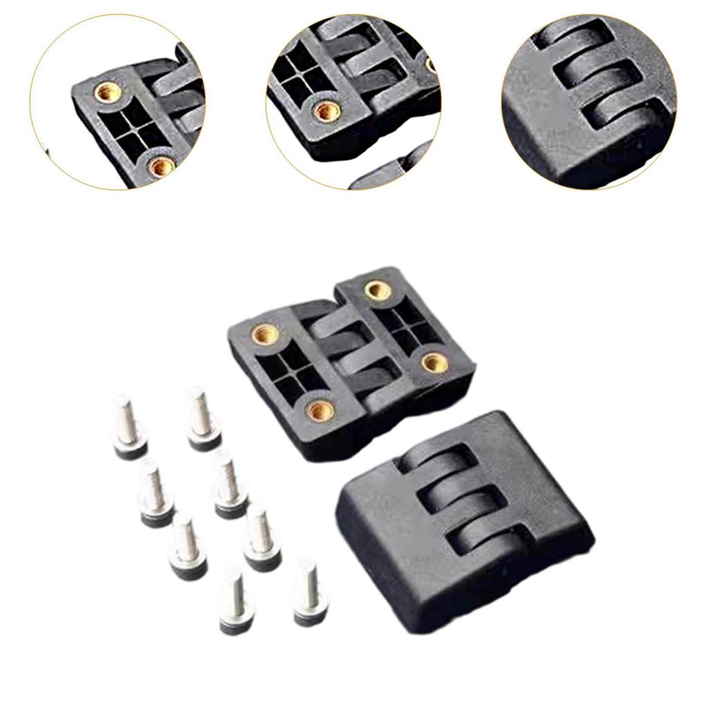 2 Pieces Motorcycle Rear Top Case Hinges Tail Box Spare Part Replacement Easy to Install