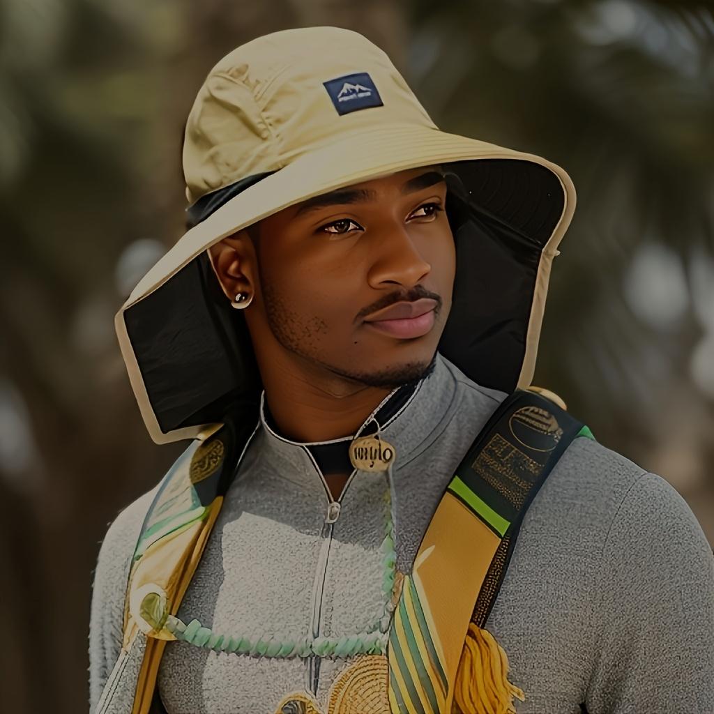 

Летняя шляпа от солнца Полиэстер Идеально подходит для активного отдыха, Рыбалка и походы, Шляпа от солнца