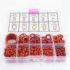 351pcs Silicone O-Ring Seal Kit, Oil-Resistant and Heat-Resistant Round Rubber Gasket Set for Cars, Pipes, and Faucets with 10 Different Sizes