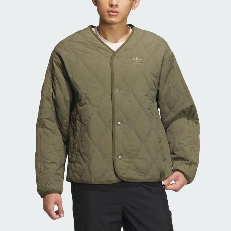 Adidas Originals Yong Chun Series Toc Reversible Padded Jacket Unisex Jackets Olive-Green IZ1534
