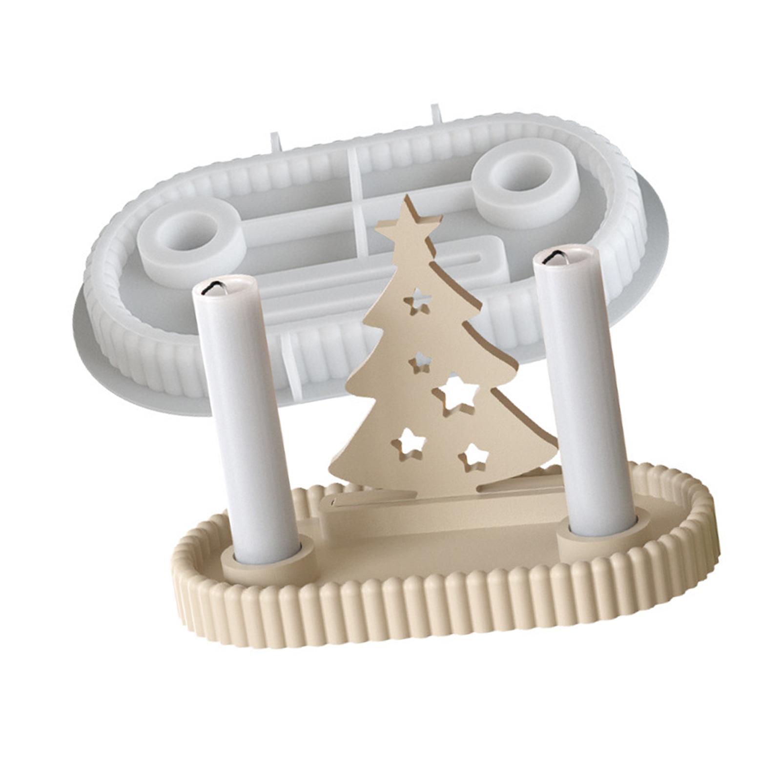 

Гибкая силиконовая форма для смолы, подсвечников, подносов для украшений, литья эпоксидной смолы, поделок и DIY проектов домашнего декора 2