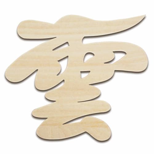 Cloud Board, Cloud Letters, 12 x 13.5 cm, Ceiling Mount, Peel-Off, Non-Slip, with Adhesive, Made of Wood