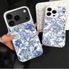 Blue And White Porcelain Pattern Shockproof Phone Case for iPhone 17 Air 16 16E 15 Pro Max 14 Plus 13 Mini 12 Back Cover Anti Fa