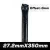 SYN Carbon Seatpost Half Matte Half Gloss MTB/Road Bike Seat Post Length 350mm/400mm Bicycle Parts 27.2/30.8/31.6mm