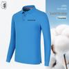 Unisex Pure Cotton Long Sleeve Polo Shirt