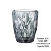 Embossed Glass Tumbler: Versatile Cup for Mouthwash, Juice, Milk, or Beer