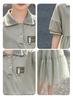 2026 Girls' Casual POLO Collar Summer Mesh Princess Dress