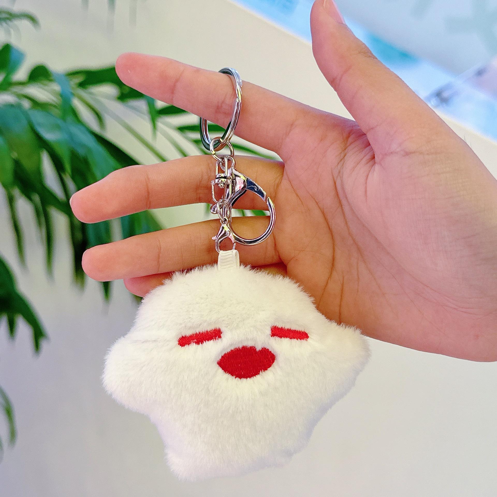 

Хэллоуин Плюшевый Кулон в виде Привидения - Милое Украшение для Рюкзака и Подарок для Студента 8cm Height