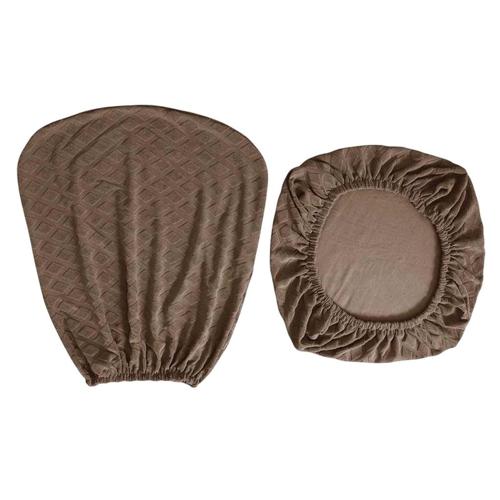 Split Office Chair Cover Waterproof Dustproof Removable Elastic Stretch Chair Slipcovers Washable Oilproof Computer Chair Cover