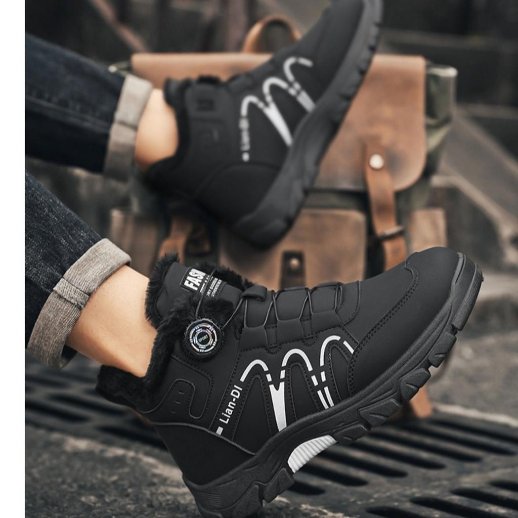 Velvet Shoes, Thick Shoes, Cotton Shoes, Men's Shoes, Warm Shoes, Martin Boots, Breathable, Casual Shoes, Sports Shoes
