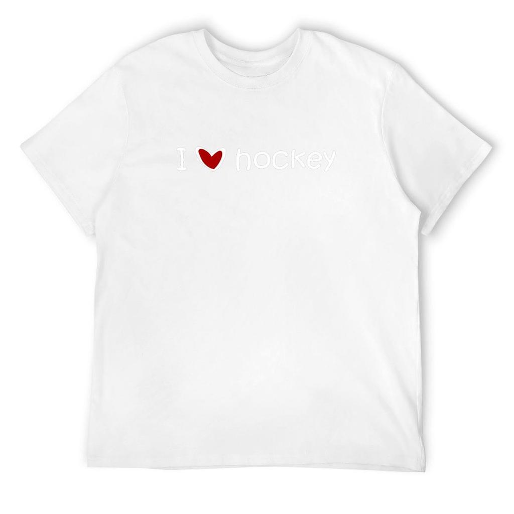 I Love Hockey - I Love Hockey T-Shirt New Edition Aesthetic Clothing Oversized T Shirt Shirts Men Graphic