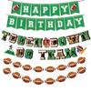 Super Bowl Football Party Supplies American Football Children'S Birthday Party Tableware Tablecloth Paper Plates Tissue Decoration