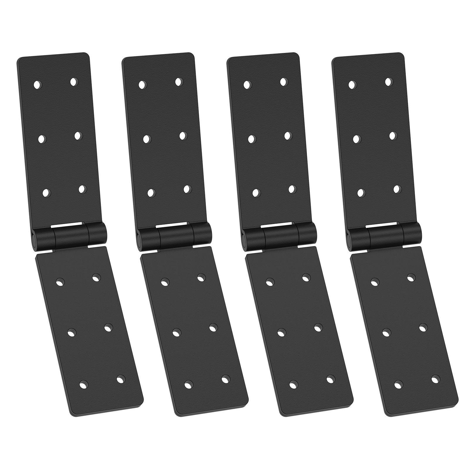 

4Pcs Door Hinge with 12 Mounting Hole Metal Folding Hinge Connector Rust Resistant Strong Load Bearing Capacity for Furniture