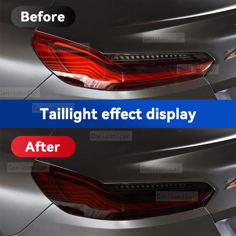 For BMW Z4 G29 2019-2023 2022 Car Headlight Smoked Black TPU Protective Film Front Light Tint Change Color Sticker Accessories