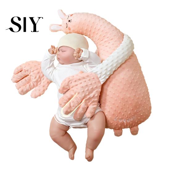 Adjustable Baby Patting Device Patter for Sleep Startle Prevention Stuffed Doll Pillow with Soothing Tool Palm Pad Companion Music Comforting Newborns