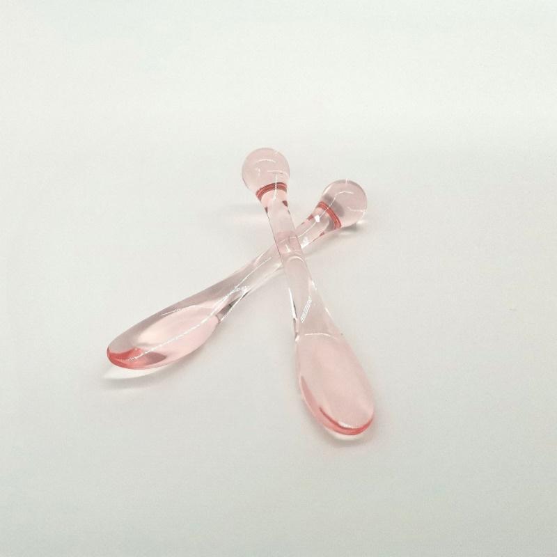 Face Cream Spoon Eye Cream Mask Spoon Facial Mask Stick Scraper Spoon, Facial Mask Spoon Massage Stick Face Cream Stick розовый
