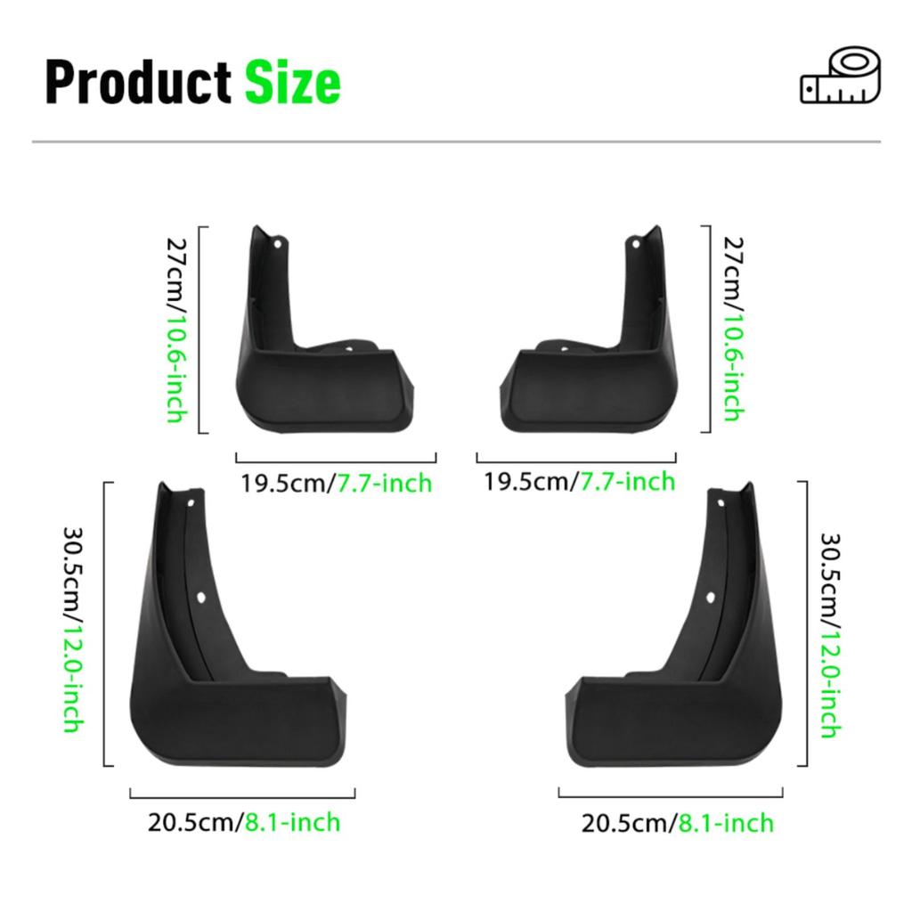 4 SZT. Samochodowe chlapacze błotniki Samochodowe chlapacze błotniki Kompatybilne z VW T-Cross 2018 2019 2020 2021 2022 2023
