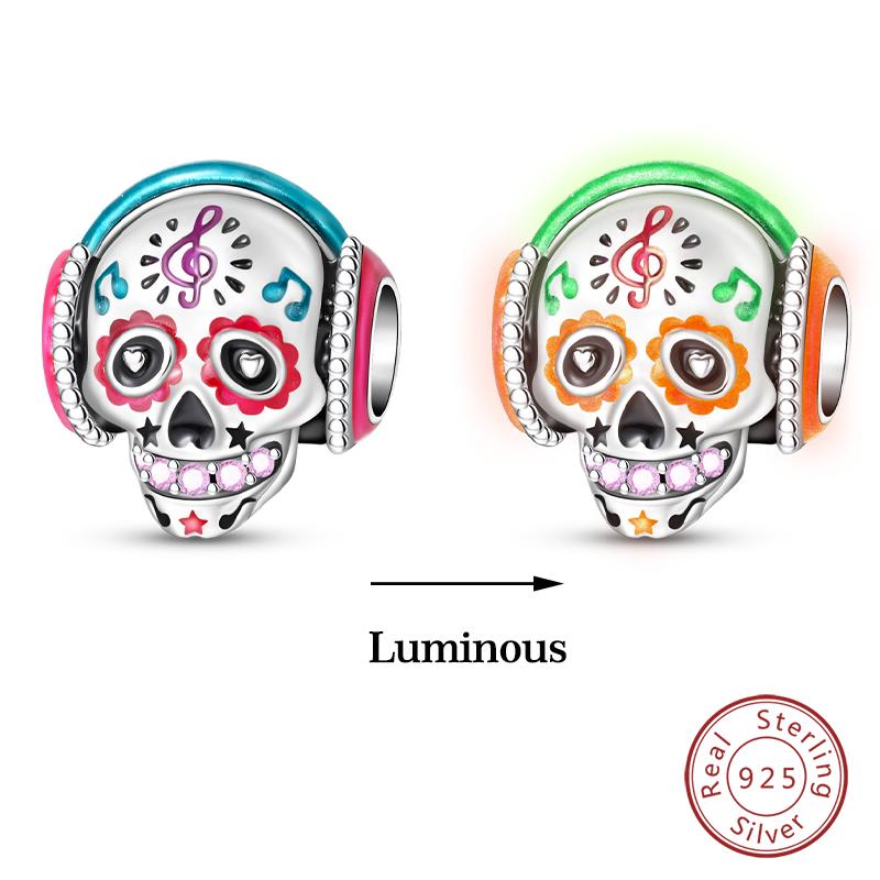 Kupferfarbene Im Dunkeln leuchtende Glühwürmchen Honigbiene Stern Anhänger Perlen Passen Qikaola Original Armbänder Feiner DIY Schmuck Geschenk