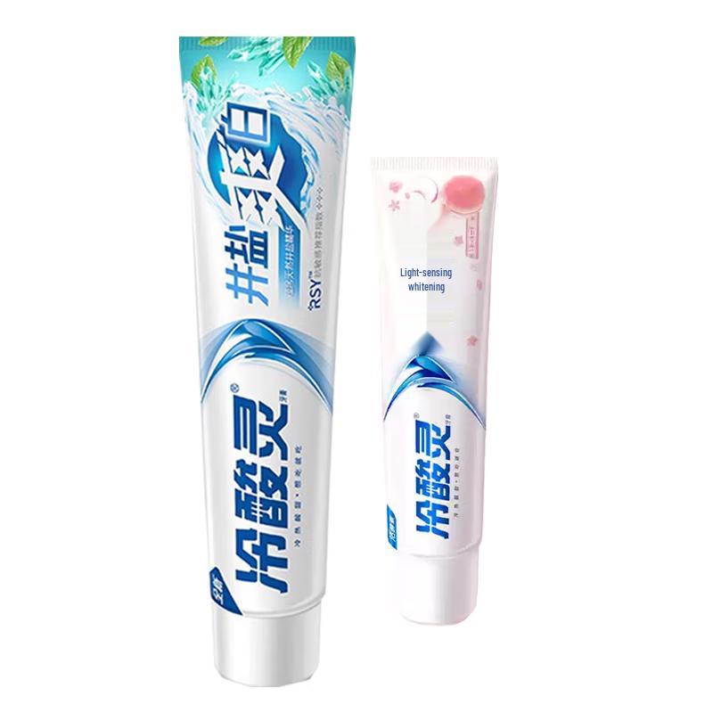 Leng Suan Ling Toothpaste Set: Well Salt Brightening & Peach Whitening Sensitive
