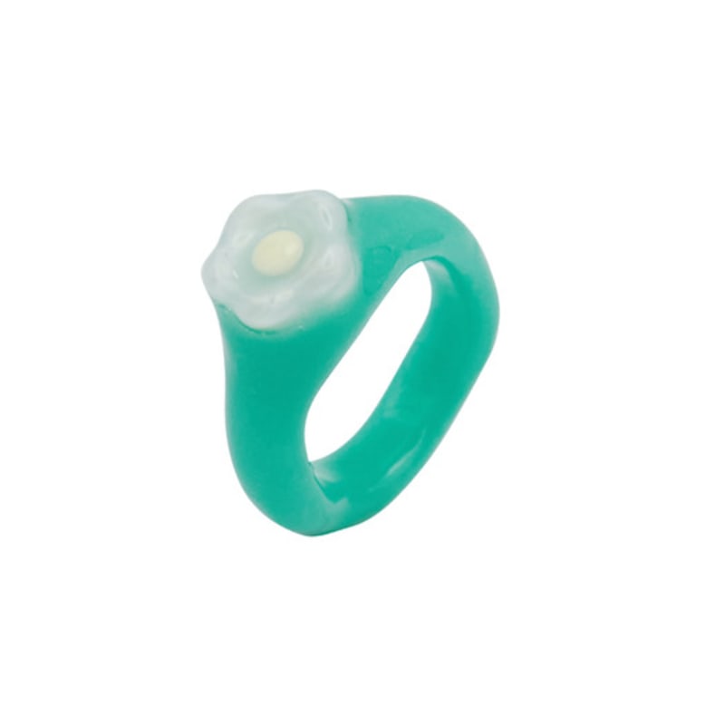 Nff Aqua Blossom Ring