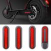 Side Cover Wheel Hubs Cap Reflective Strips Set for -M365/1s/Pro/Pro2-/Lite/G30 Max Electric Scooter