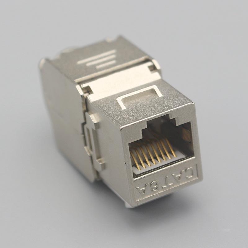CAT6A Shielded Gigabit RJ45 Tool-Free Network Module