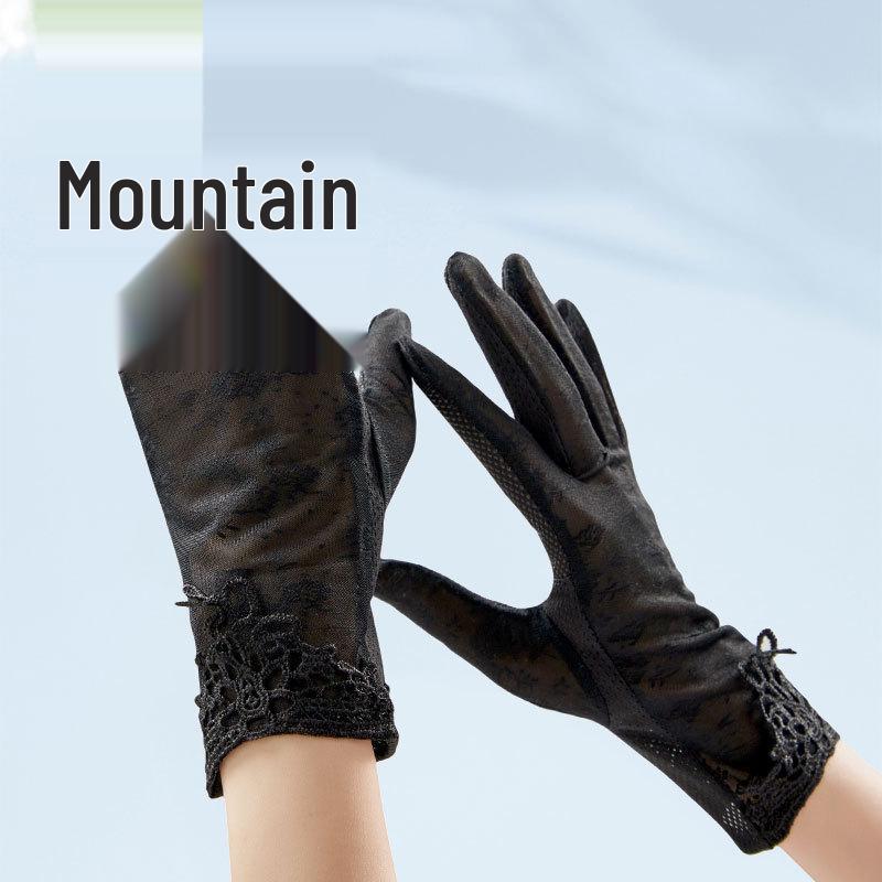 

Women s UV Protection Lace Gloves - Summer Thin Style, Touchscreen Compatible for Driving & Outdoor Use One Size