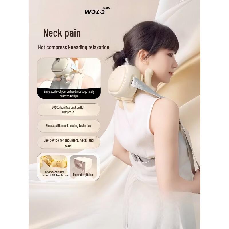 WOLONOW Pro Neck & Shoulder Massager CN plug (adapter included)