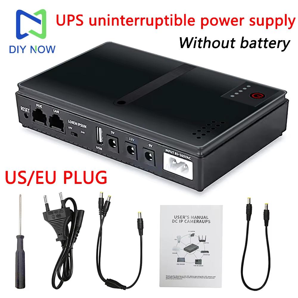 AC85-265V DC1018L Router 5V 9V12V Fiber Optic Modem Monitoring Backup Ups Uninterruptible Power Supply For 18650 Lithium Battery