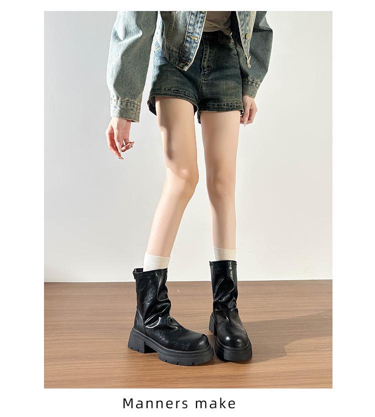 Plus Size Women's Thigh High Chunky Heel Elastic Boots - Autumn/Winter 2025 Collection