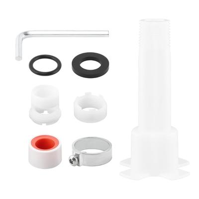 Sturdy Plastic 4 In 1 Tub Faucet Adapter Set Portable Accessory for 1/2Inch Brass and Thread Pipe Daily Casual Use
