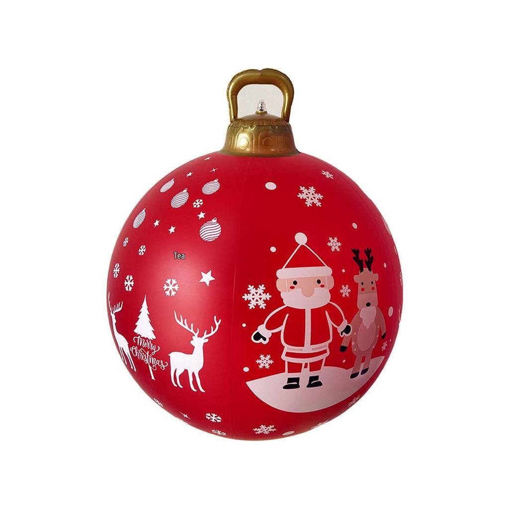 Eco-friendly PVC Inflatable Christmas Ball for Indoor & Outdoor Festive Decoration