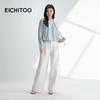 Aijutu Women's Elegant Ribbon Long-Sleeve Shirt
