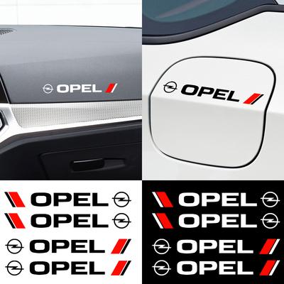 4PCS Car Styling Door Handle Decoration Stickers Decals For Opc Astra K Vivaro Corsa Zafira Insignia Mokka Accessories