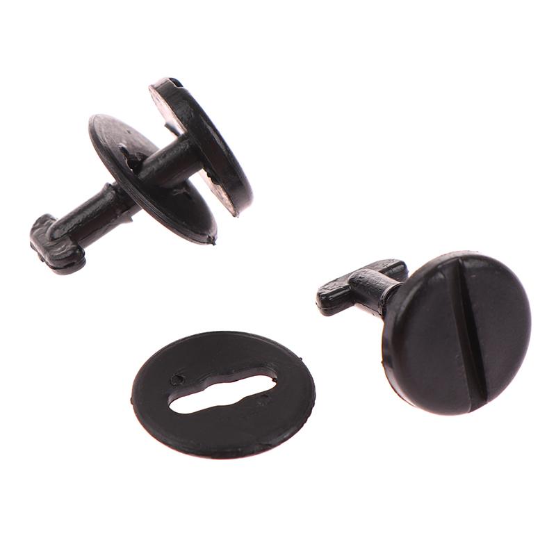 10Pcs Floor Carpet Mat Clips Twist Lock With Washers For E36 E46 3 Series E38 E39 5 & 7 Series Automobile Replace Fasteners