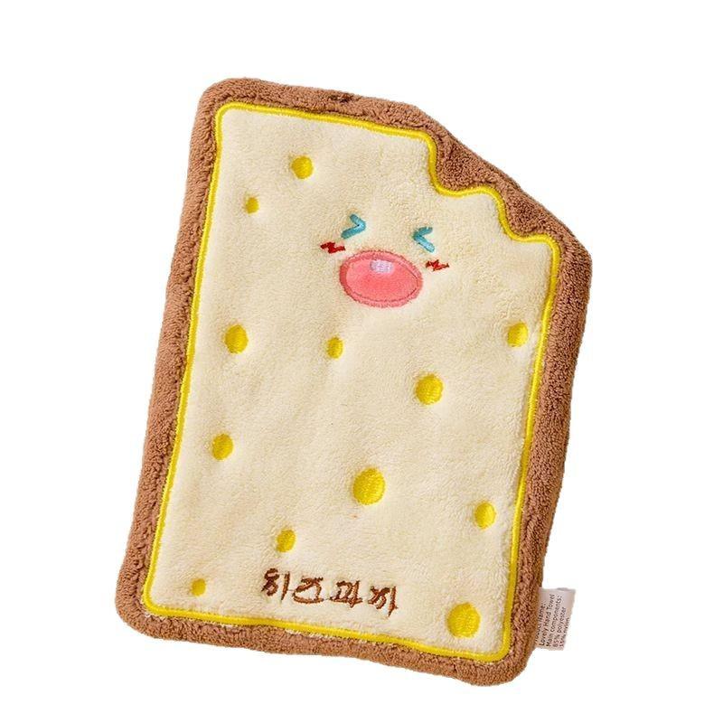 Free Shipping: Korean Style Cartoon Hand Towel - Absorbent, Quick-Drying Coral Fleece for the Kitchen