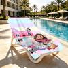 Gabby's Dollhouse Print Beach Towel Design, Soft, Lightweight. for Home Bathroom, Spa, Pool, Yoga, Surfing, Camping, Gift for Family, Friend