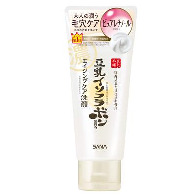 Nameraka Honpo WR Schiuma Detergente per Adulti, Cura dei Pori & Anti-Età Linea Rughe, 150g (x 1) Detergente viso
