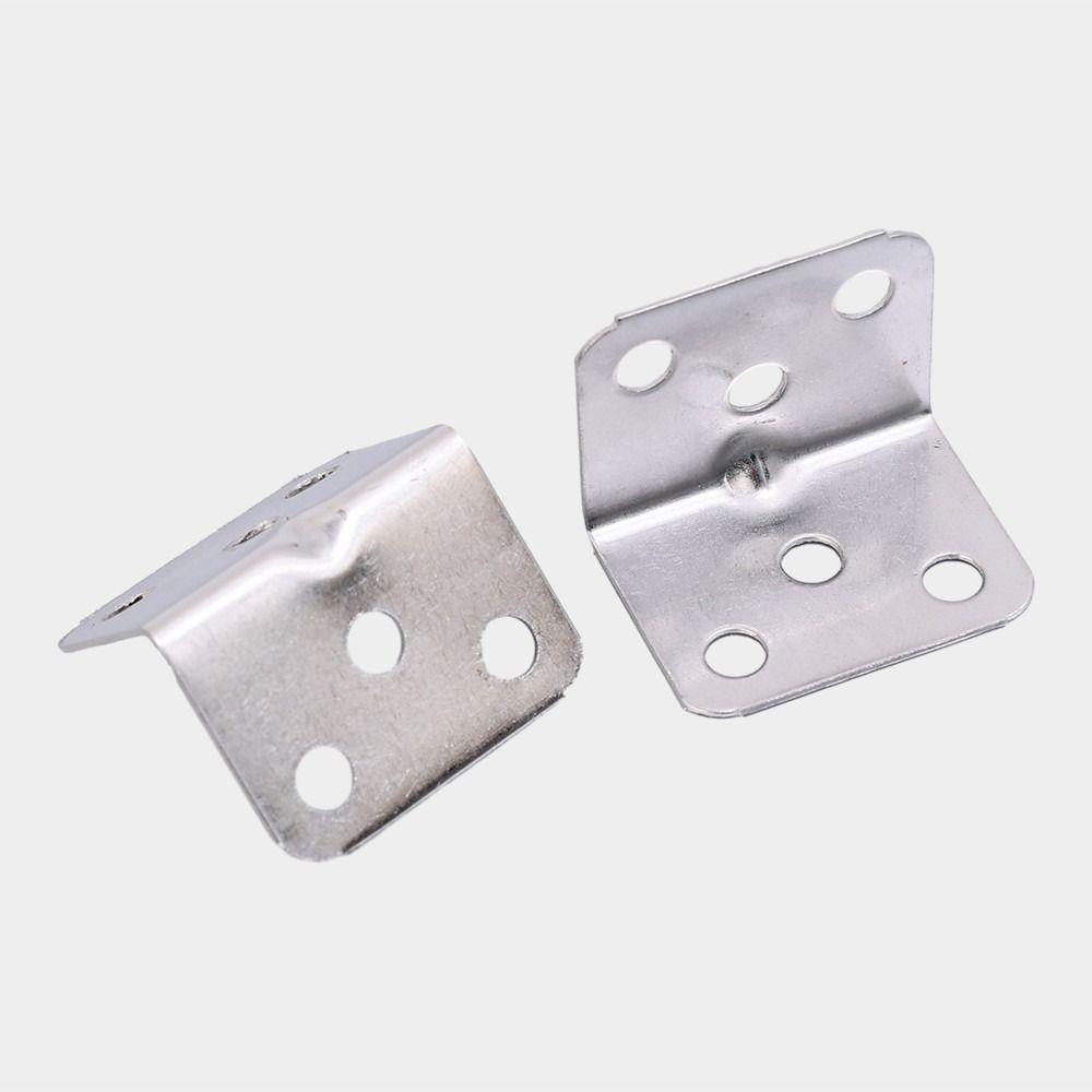 10Pcs Furniture Cabinet Partition Corner Braces Home Connector Tools L Shape Joint Corner Brackets