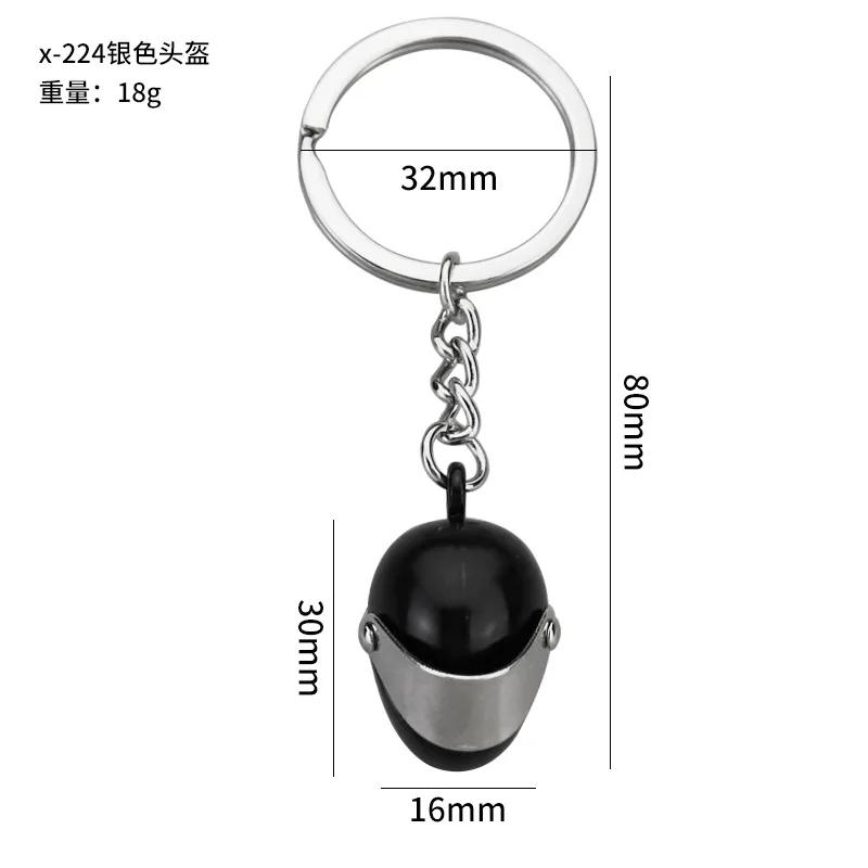 Creative Moto 3D Simulation Keyring Pendant Motorcycle Hobby Metal Stainless Steel Keychain Backpack Pendant Key Ring Chain Gift