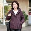Warm Versatile Loose Thickened Jacket Bread Clothing Hooded Short Mom Clothing Casual Winter Fashion Down Cotton Clothing