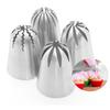 901 902 903 904 Large Close Star Piping Nozzle Stainless Steel Icing Tips for Cake Fondant Cupcake Decoration Baking Tool