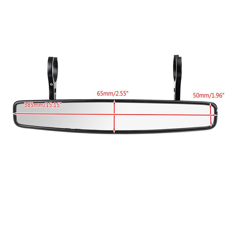 1.75" 2" UTV Center View Mirror 15" For Polaris Ranger RZR 900 XP 1000 S Turbo